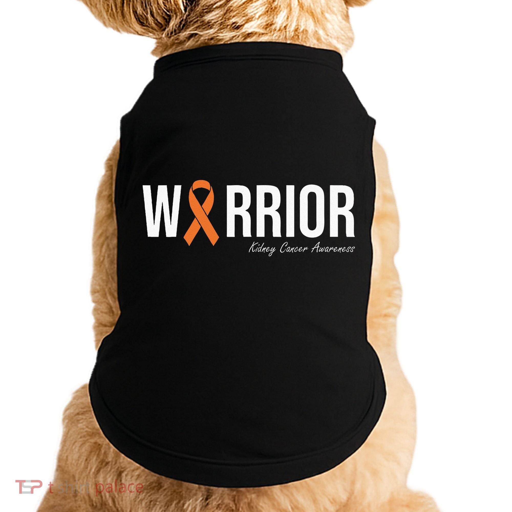Kidney Cancer Awareness Orange Ribbon Doggie Tank