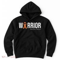 Kidney Cancer Awareness Orange Ribbon Hoodie thumb 0