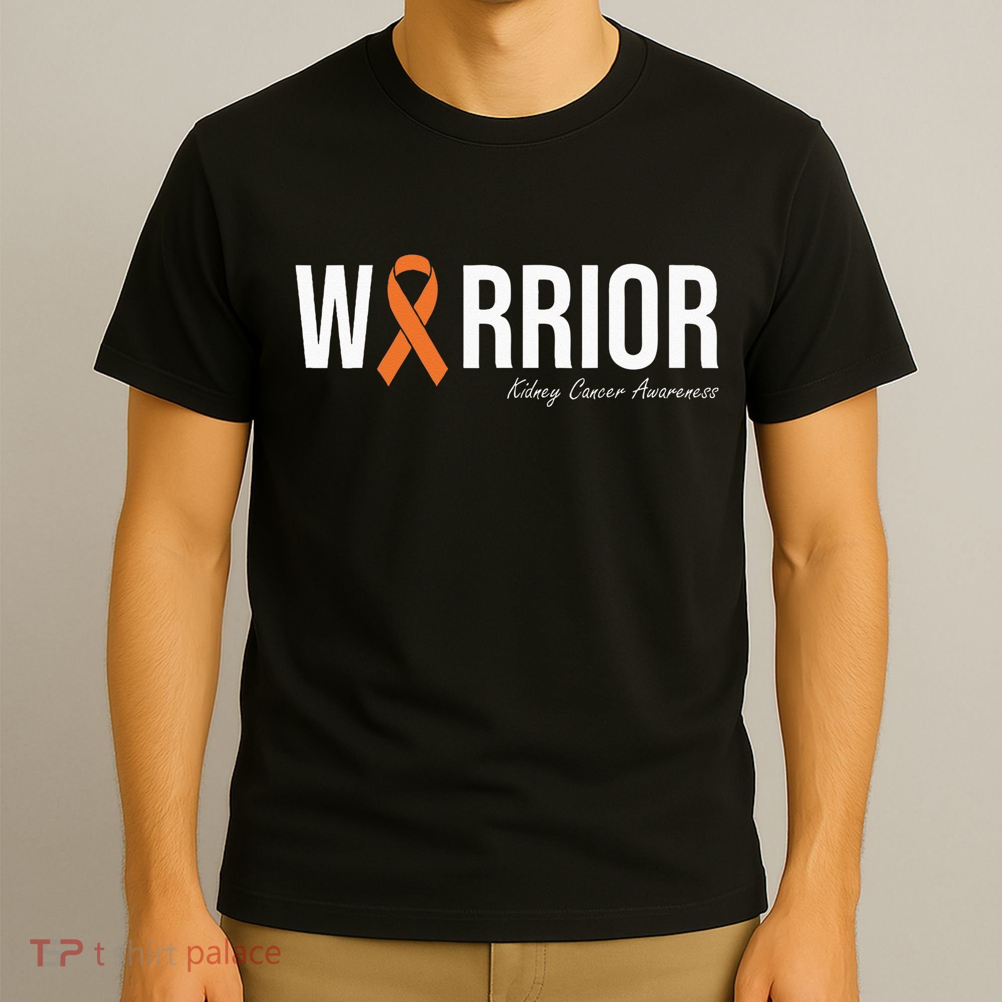 Kidney Cancer Awareness Orange Ribbon T-Shirt