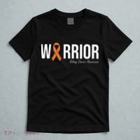 Kidney Cancer Awareness Orange Ribbon T-Shirt thumb 5