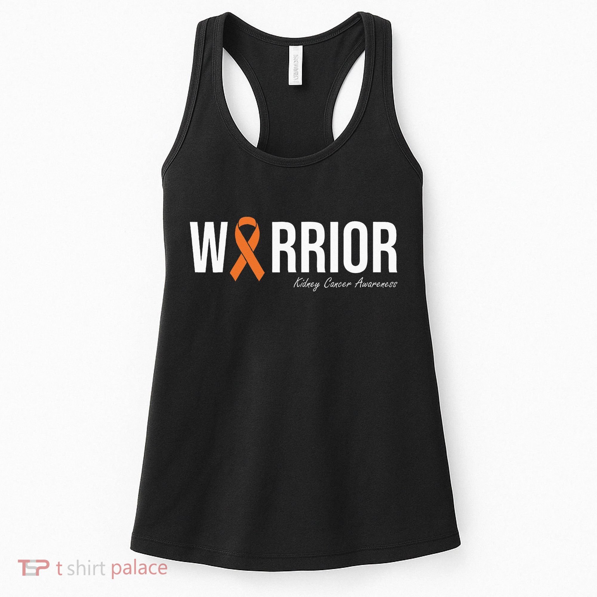 Kidney Cancer Awareness Orange Ribbon Women's Tank Top