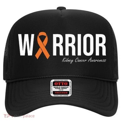 Kidney Cancer Awareness Orange Ribbon Hat