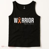 Kidney Cancer Awareness Orange Ribbon Tank Top thumb 2