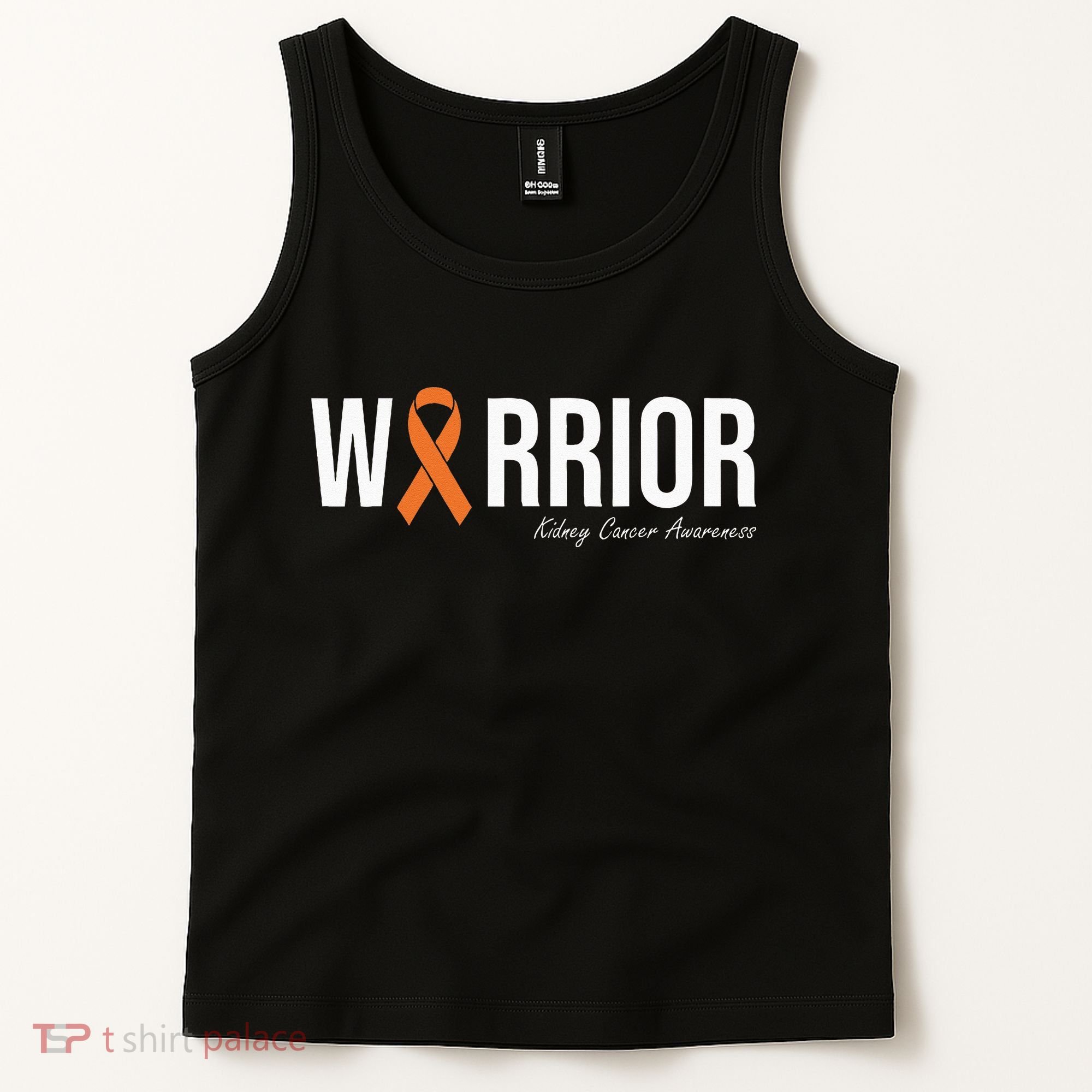 Kidney Cancer Awareness Orange Ribbon Tank Top