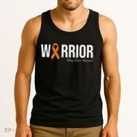 Kidney Cancer Awareness Orange Ribbon Tank Top thumb 3
