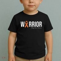 Kidney Cancer Awareness Orange Ribbon Toddler T-Shirt thumb 2