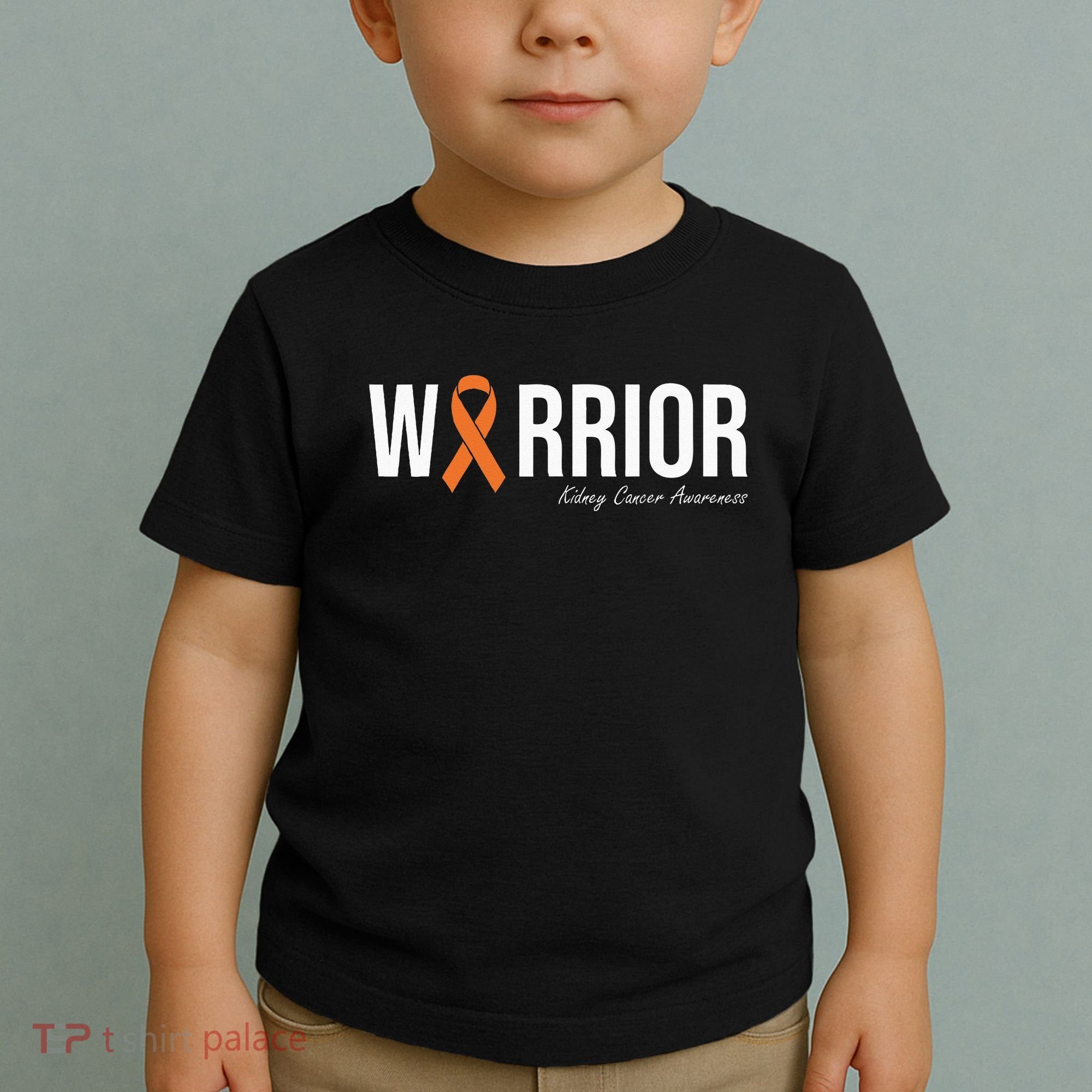 Kidney Cancer Awareness Orange Ribbon Toddler T-Shirt