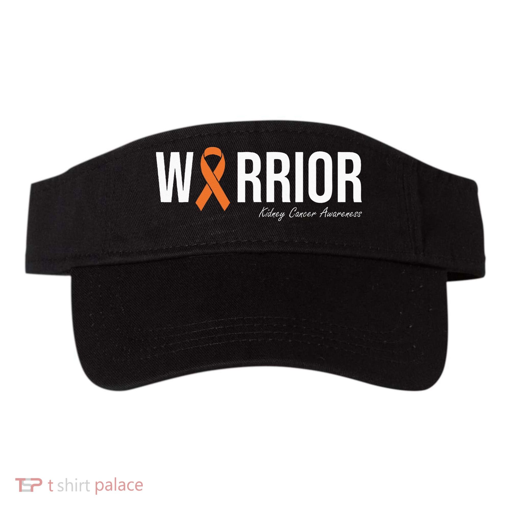 Kidney Cancer Awareness Orange Ribbon Visor