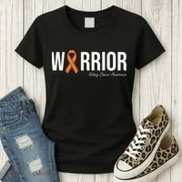 Kidney Cancer Awareness Orange Ribbon Women's T-Shirt thumb 3
