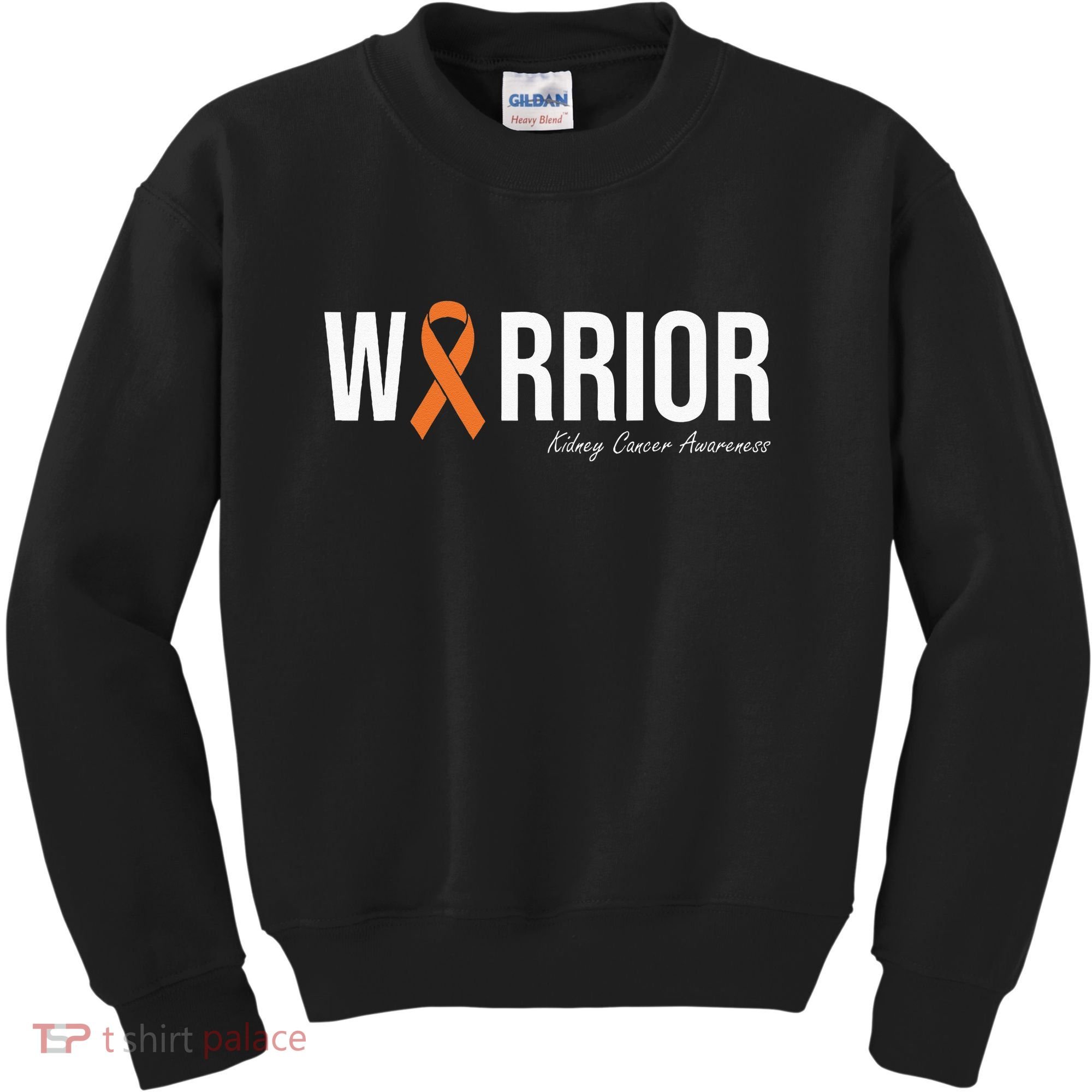 Kidney Cancer Awareness Orange Ribbon Kids Sweatshirt