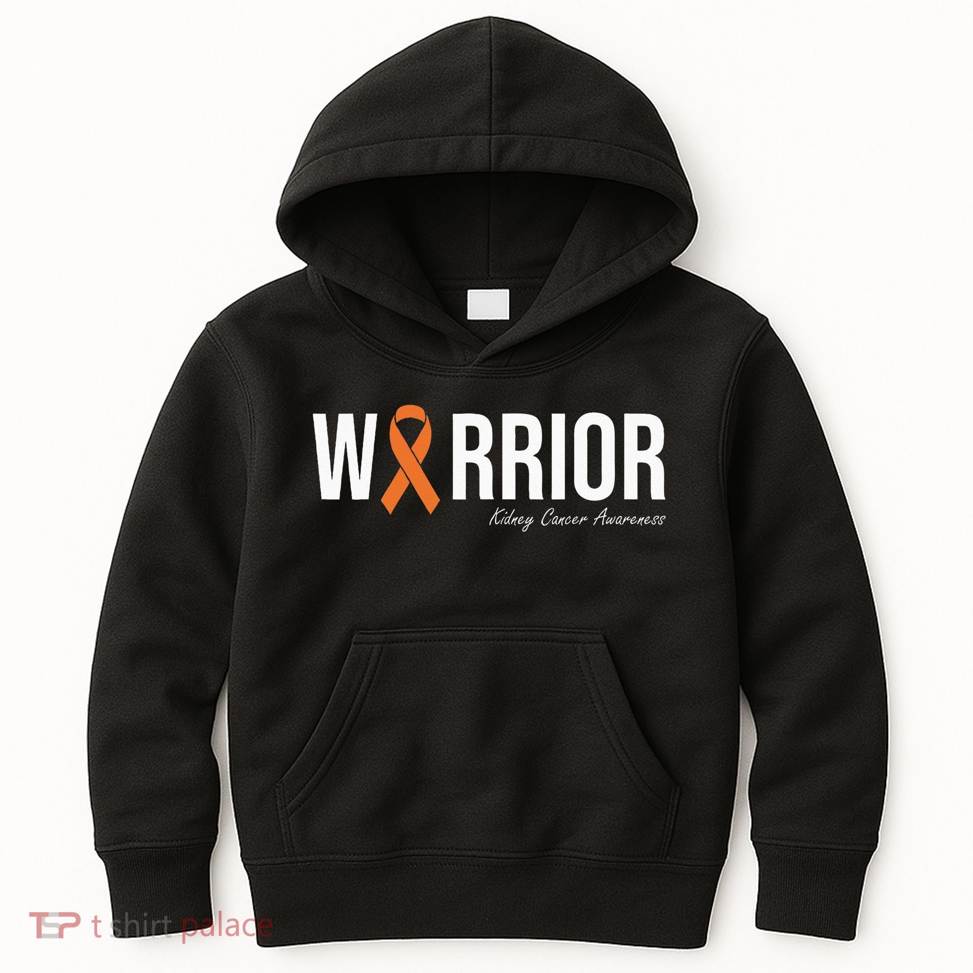 Kidney Cancer Awareness Orange Ribbon Kids Hoodie