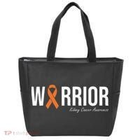 Kidney Cancer Awareness Orange Ribbon Tote Bag thumb 0