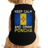Keep Calm And Drink Poncha Madeira Portugal Doggie Tank thumb 0