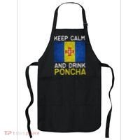 Keep Calm And Drink Poncha Madeira Portugal Apron thumb 0
