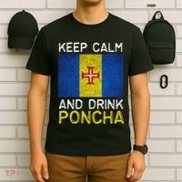 Keep Calm And Drink Poncha Madeira Portugal T-Shirt thumb 6