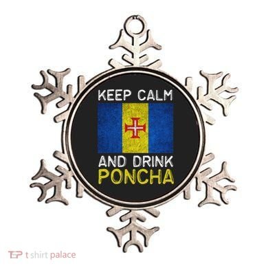 Keep Calm And Drink Poncha Madeira Portugal Ornament