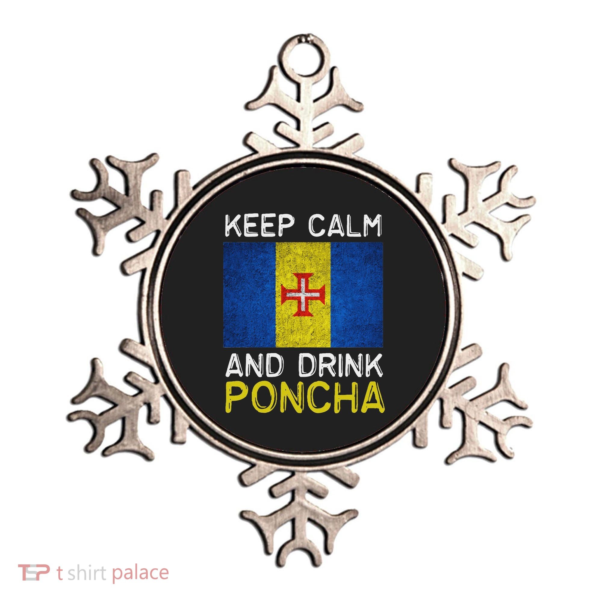 Keep Calm And Drink Poncha Madeira Portugal Ornament