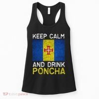 Keep Calm And Drink Poncha Madeira Portugal Women's Tank Top thumb 0