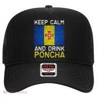 Keep Calm And Drink Poncha Madeira Portugal Hat thumb 0
