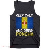 Keep Calm And Drink Poncha Madeira Portugal Tank Top thumb 0