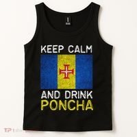 Keep Calm And Drink Poncha Madeira Portugal Tank Top thumb 2
