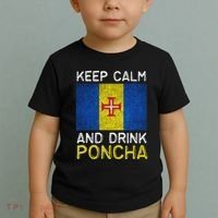 Keep Calm And Drink Poncha Madeira Portugal Toddler T-Shirt thumb 2