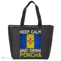 Keep Calm And Drink Poncha Madeira Portugal Tote Bag thumb 0