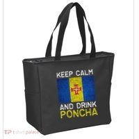 Keep Calm And Drink Poncha Madeira Portugal Tote Bag thumb 2