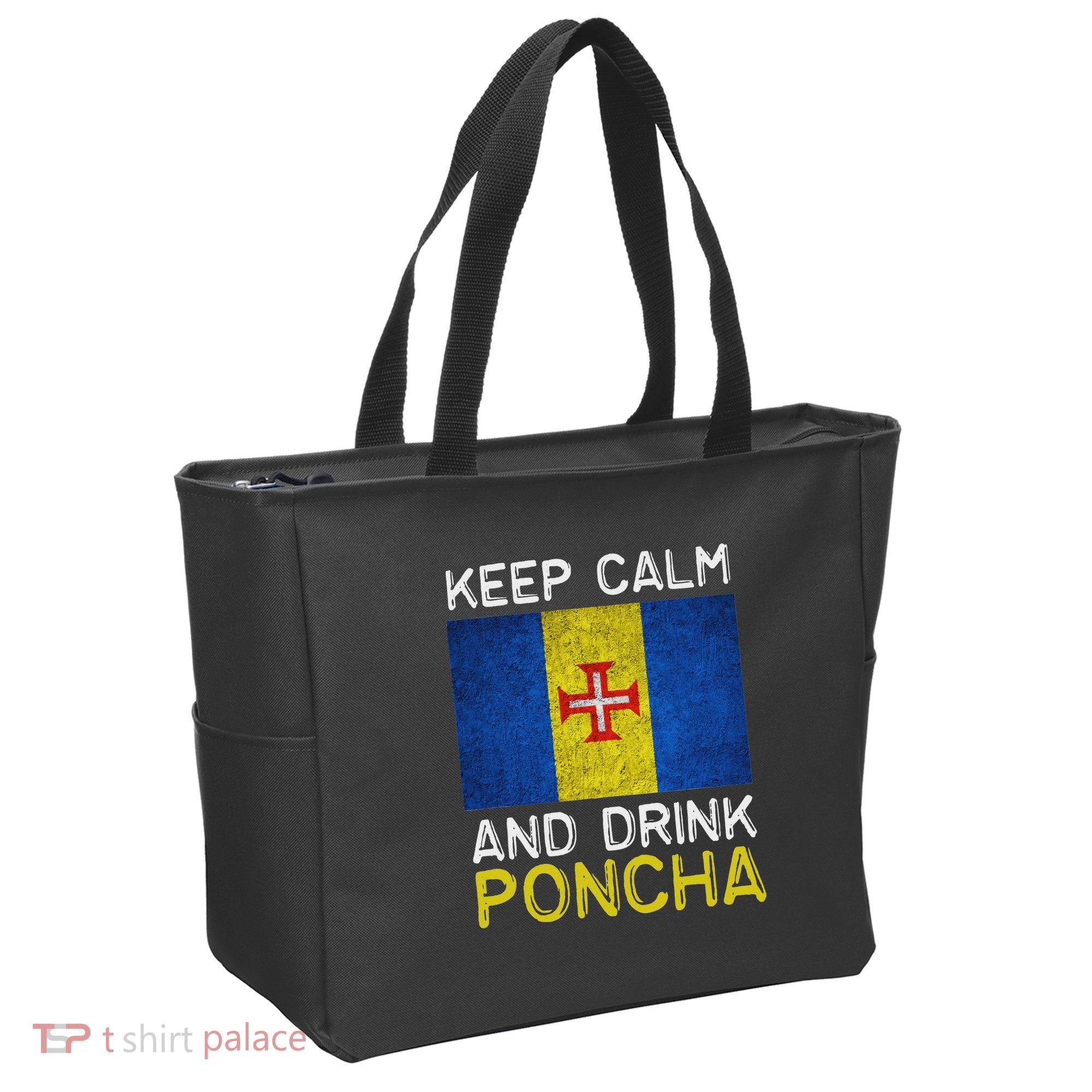 Keep Calm And Drink Poncha Madeira Portugal Tote Bag