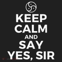 Keep Calm And Say Yes Sir Bdsm Kink Women's Sweatshirt thumb 2