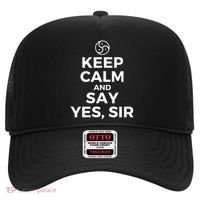 Keep Calm And Say Yes Sir Bdsm Kink Hat thumb 0