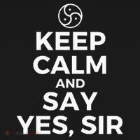 Keep Calm And Say Yes Sir Bdsm Kink Women's Long Sleeve Shirt thumb 2
