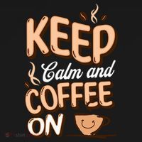Keep Calm And Coffee On For Coffee Lovers Gift Doggie Tank thumb 4