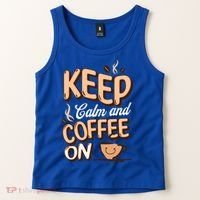 Keep Calm And Coffee On For Coffee Lovers Gift Tank Top thumb 2