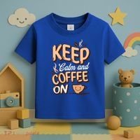 Keep Calm And Coffee On For Coffee Lovers Gift Toddler T-Shirt thumb 3