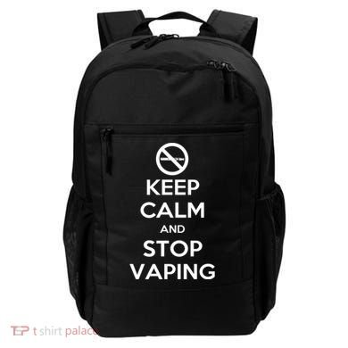 Keep Calm And Stop Vaping Backpack