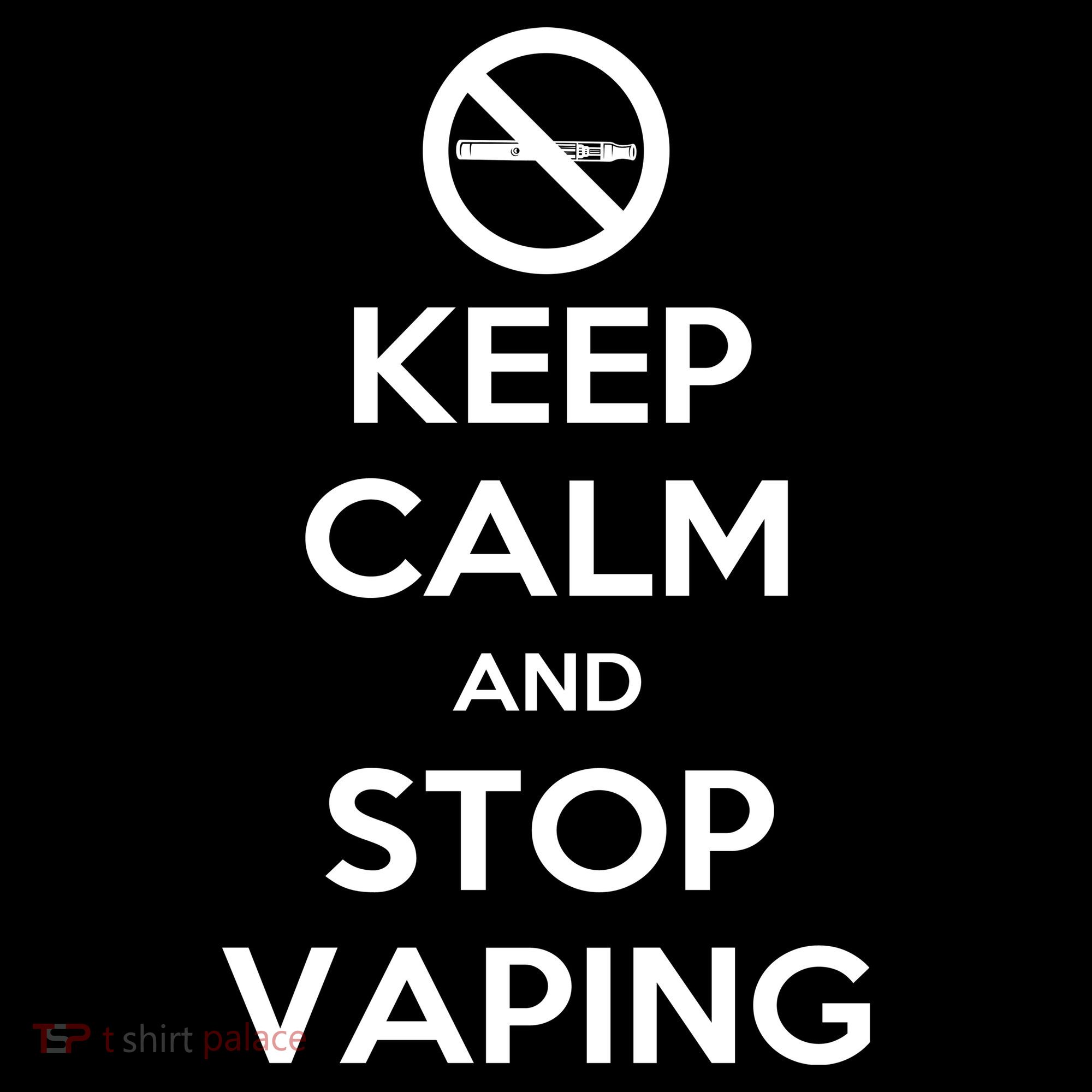 Keep Calm And Stop Vaping Backpack