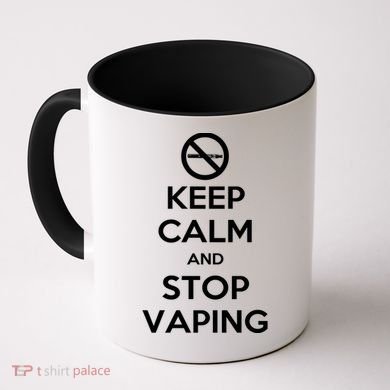 Keep Calm And Stop Vaping Coffee Mug