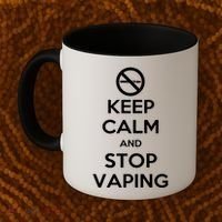 Keep Calm And Stop Vaping Coffee Mug thumb 2