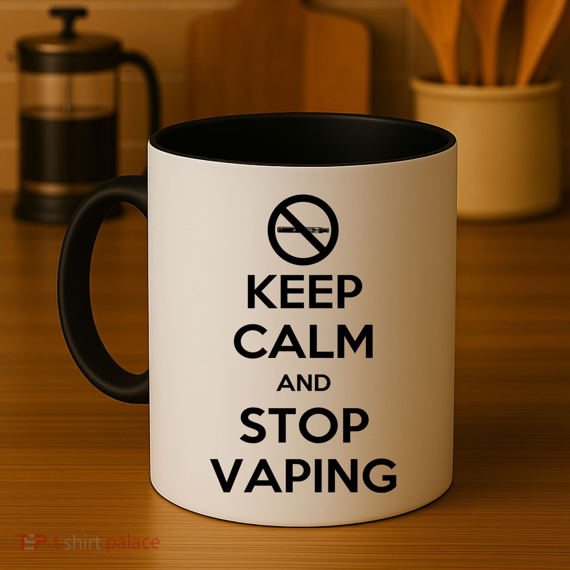 Keep Calm And Stop Vaping Coffee Mug