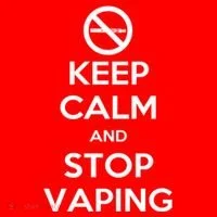 Keep Calm And Stop Vaping Doggie Tank thumb 4