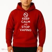 Keep Calm And Stop Vaping Hoodie thumb 2