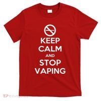 Keep Calm And Stop Vaping T-Shirt thumb 0