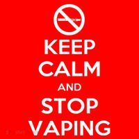 Keep Calm And Stop Vaping Polo thumb 2
