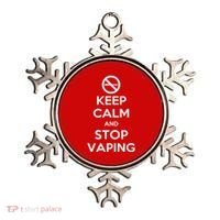 Keep Calm And Stop Vaping Ornament thumb 0