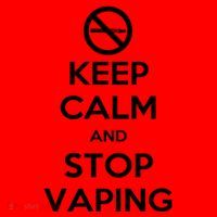 Keep Calm And Stop Vaping Santa Hat thumb 1