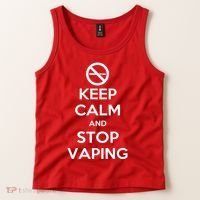 Keep Calm And Stop Vaping Tank Top thumb 2