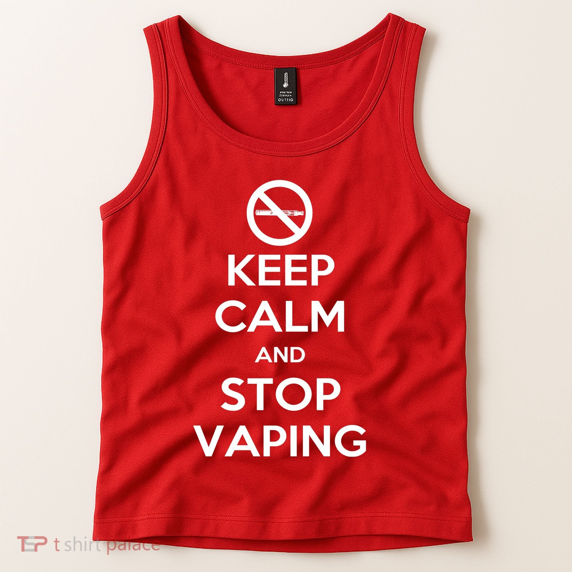 Keep Calm And Stop Vaping Tank Top