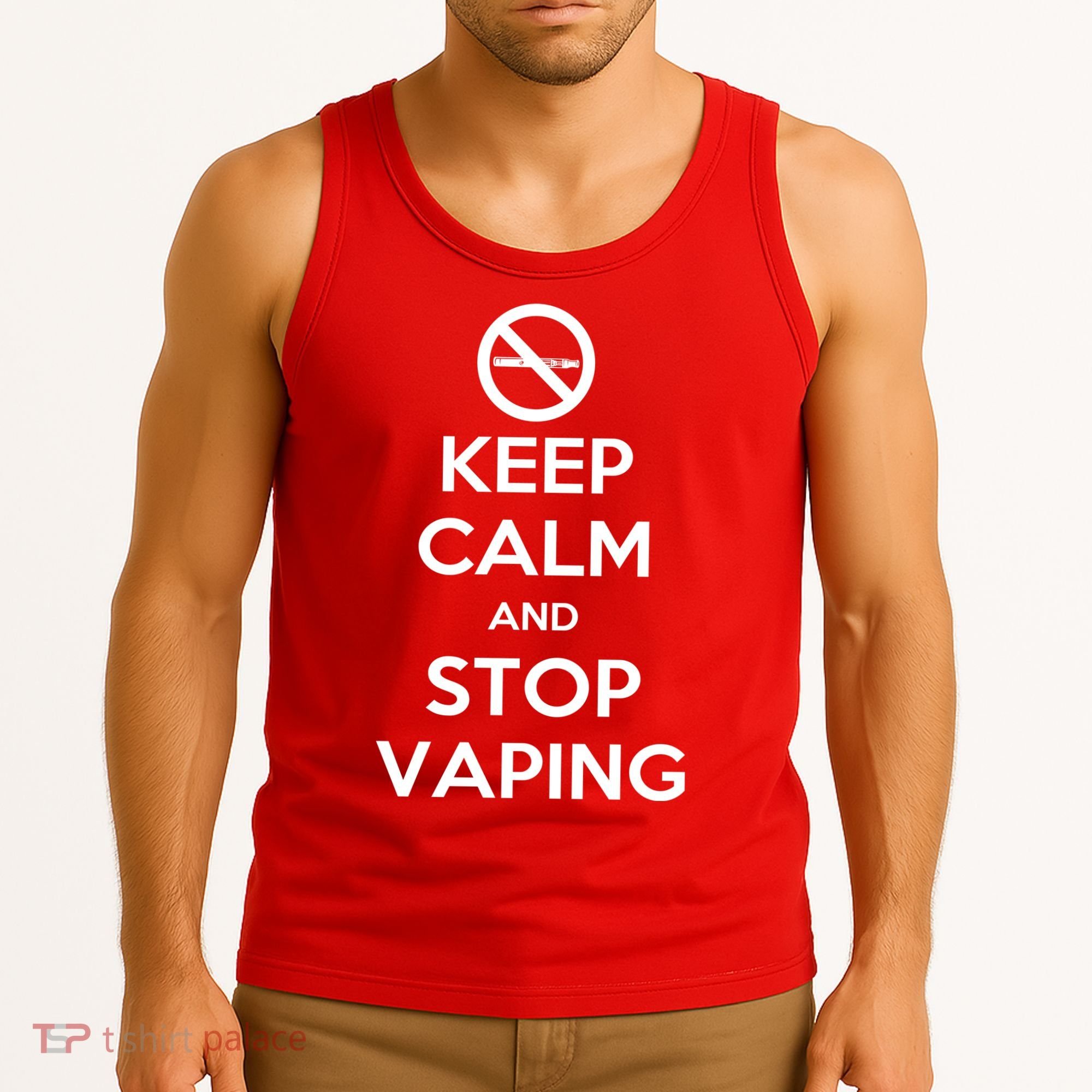 Keep Calm And Stop Vaping Tank Top