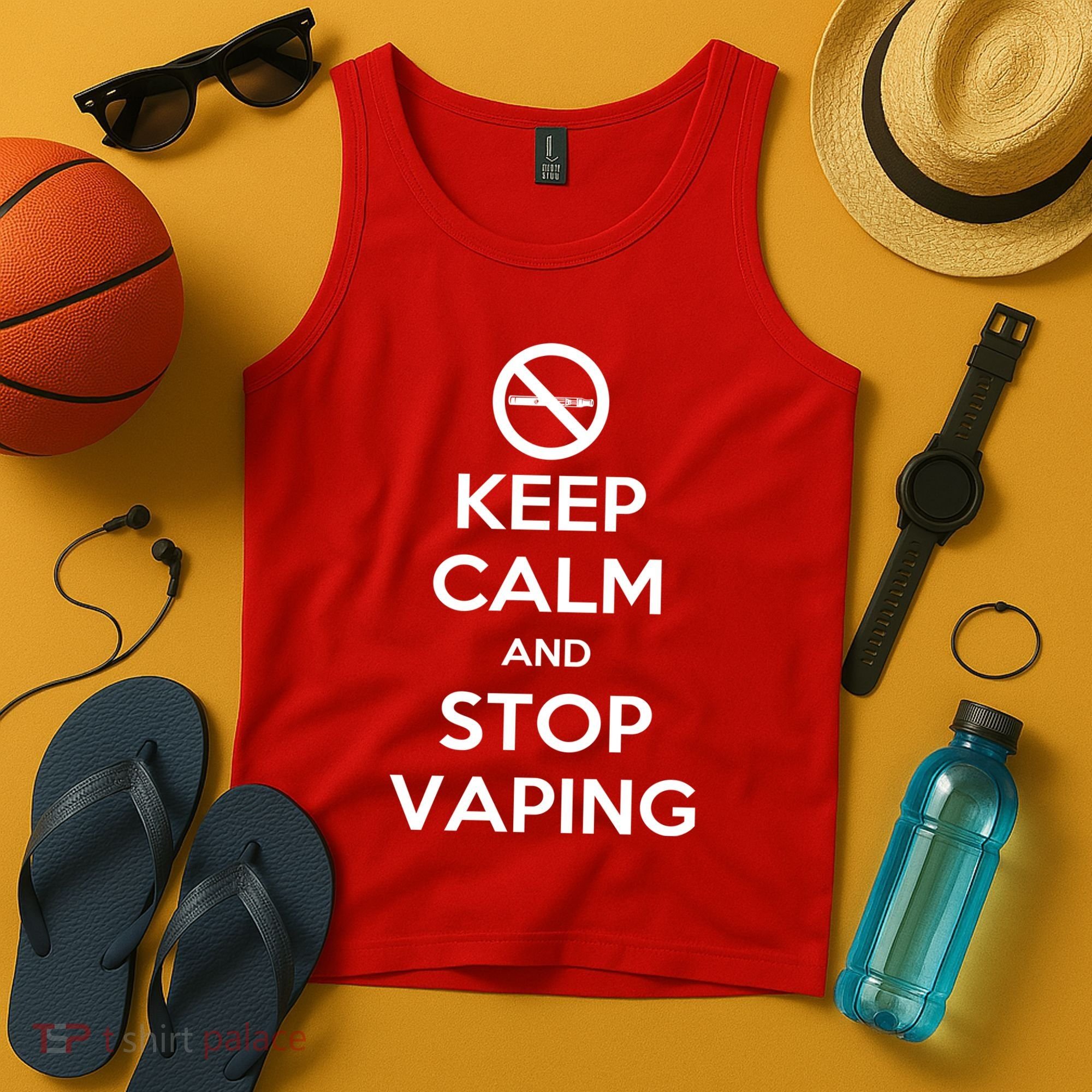 Keep Calm And Stop Vaping Tank Top
